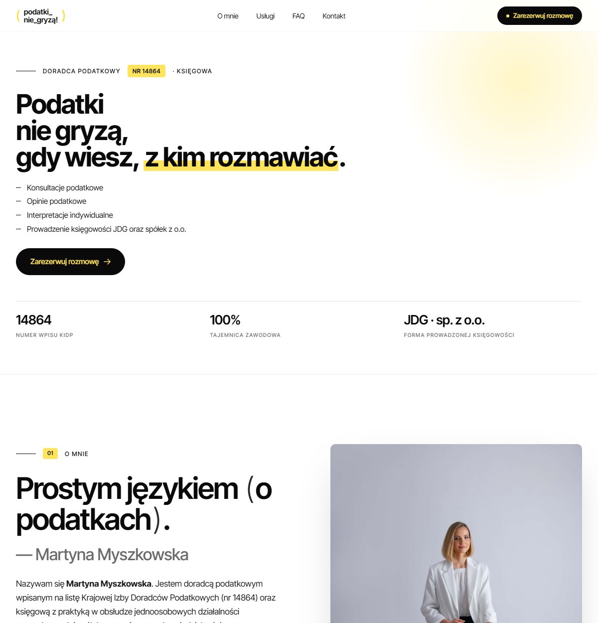 Strona Podatki nie gryzą: Doradca podatkowy